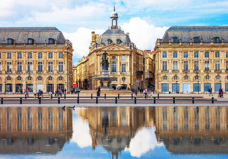 Bordeaux Place de la Bourseの写真素材