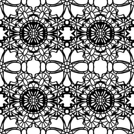 Simple pattern lace illustrationのイラスト素材