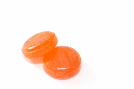 Lozenges two Orangeの写真素材