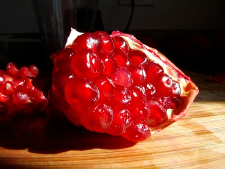 Pomegranate Sliceの写真素材