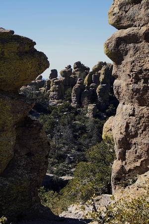  42 Chiricahua A  Wonderland of Rocks  mountain range  Called the  Land of the Standing-Up Rocks  by the Chiricahua Apachesの写真素材