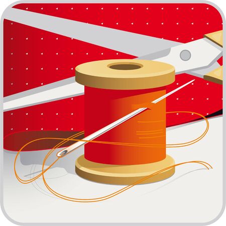 Sewing Suppliesのイラスト素材