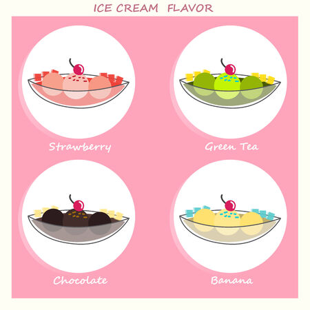 ice cream big cupのイラスト素材