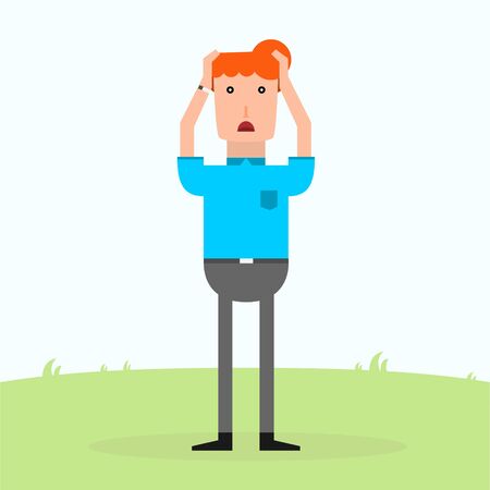 Serious manのイラスト素材