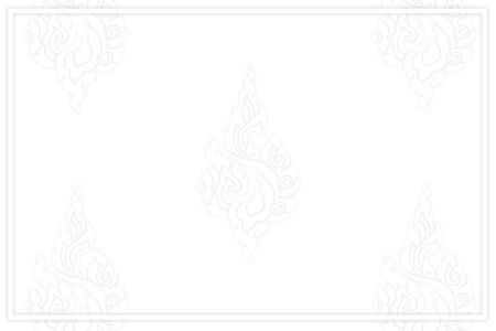 White Frame Thai Tradition Art.の写真素材