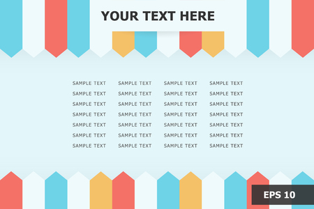 Front shop colorful presentation background with copy spaceのイラスト素材