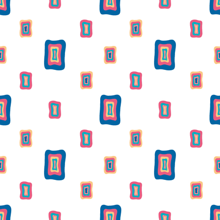 Seamless abstract pattern background vector design. Pattern can be used for a fabric, wallpaper, a tile and more creative projectsのイラスト素材