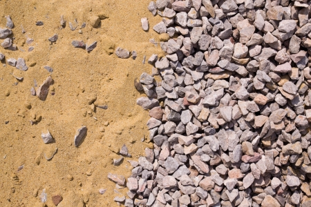 Sand and stonesの写真素材