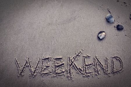 weekend on the beach, shellsの写真素材