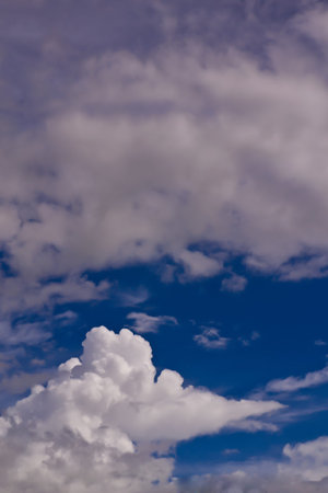 blue sky background with white clouds