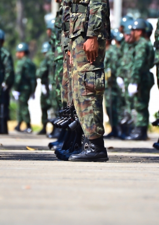 Army paradeの写真素材
