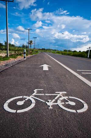 bicycle trackの写真素材