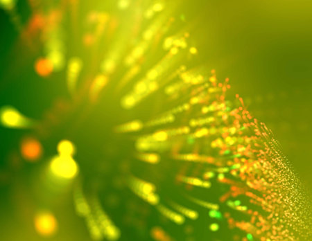 Rainbow of lights dancing around.の写真素材