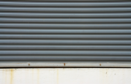 Closed Shutter Texture. Concept of cosed business or design element.の写真素材