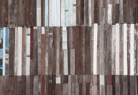 Old wooden wall background or texture,dark brown wooden backroundの写真素材
