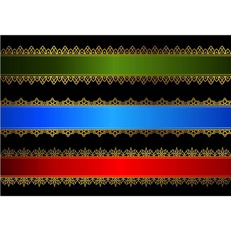 Beautiful background with lace ornamentsのイラスト素材