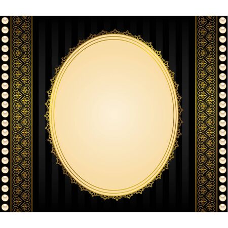 Beautiful background with lace ornamentsのイラスト素材