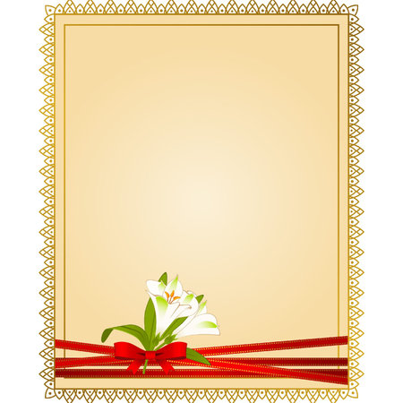 Flowers on backgroundのイラスト素材