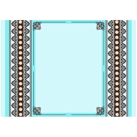 Vintage background with lace ornaments のイラスト素材