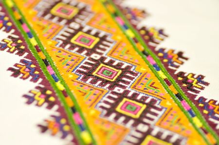 Traditional materials and embroideredの写真素材