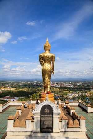 buddha image at  Wat Phra That Kao Noi  Nan Province Thailandの写真素材