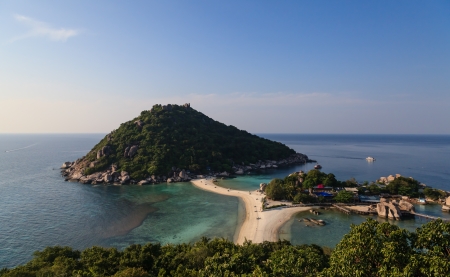 koh Nangyaun island, koh Tao,Chumporn province,Thailandの写真素材