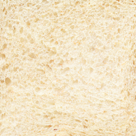 close up of white bread slice, fresh