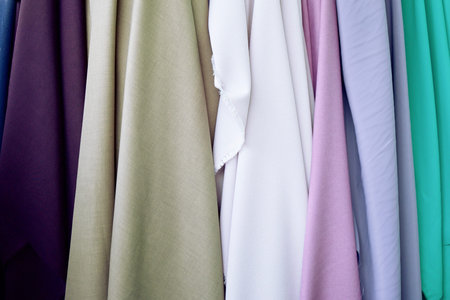 Beautiful of Satin has many colors as follows indigo, purple, cream, brown, white, violet, green....