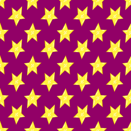 seamless stars patternのイラスト素材