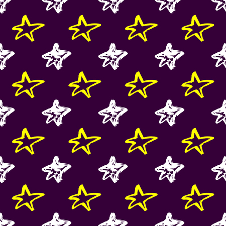 seamless stars patternのイラスト素材