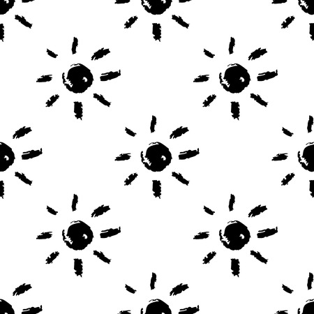 Weather seamless pattern. Vector illustrationのイラスト素材