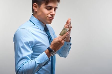 Businessman and Moneyの写真素材