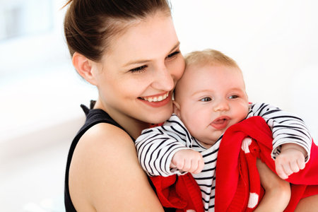 Mother and Baby playing
