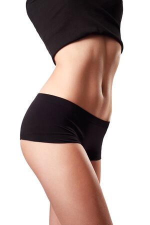 Fit Woman isolated on whiteの写真素材