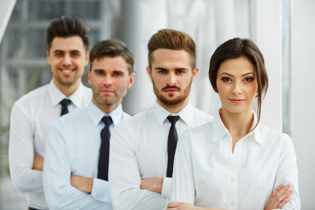 Portrait of Successful Business people Teamの写真素材