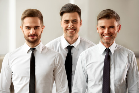 Business Team. Businessman standing in officeの写真素材