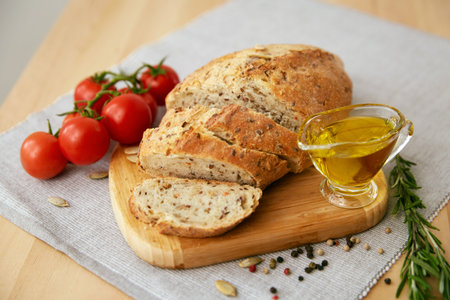 Nutrition And Diet. Close Up Of Healthy Products.