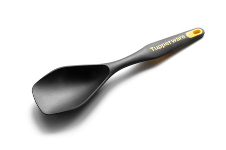 tupperware tool. Kitchen tool brand Tupperware. Plastic kitchen tool isolated on white. Ukraine. Kyiv. April.05.2023のeditorial素材