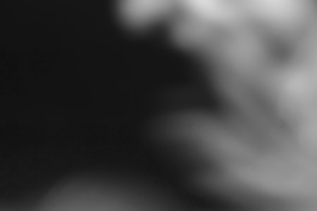 Foggy background. Abstract foggy surface. Smoky texture. Defocused cloud of steam. Blurred imageの写真素材