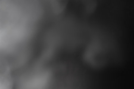 Smoky texture. Misty background. Abstract foggy surface. Defocused steam cloud. Blurred imageの写真素材