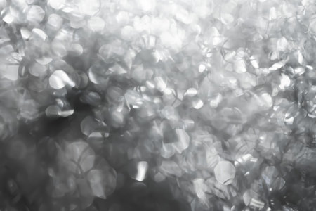 Abstract background. Tangled wire close-up. Blurred glitter texture. Macro picture. Soft focusの写真素材