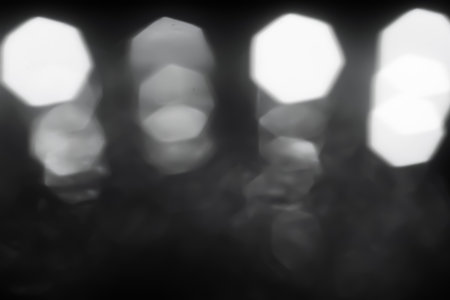 Abstract background. Geometric bokeh. Blurred shiny texture. Out of focus macro imageの写真素材