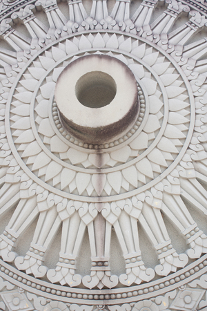 Wheel of Dhamma or Wheel of Lawの写真素材