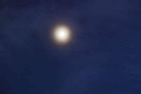 Moon on the night sky backgroundの写真素材