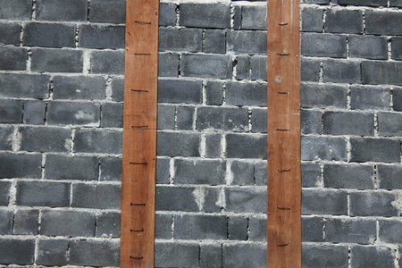 Building brick wall