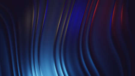 metallic wave abstract backgroundの写真素材