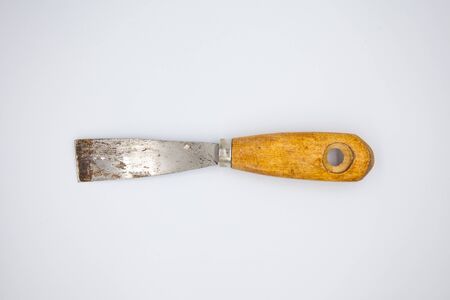 One trowel on the ground.の写真素材