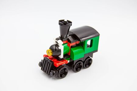 One toy steam locomotive.の写真素材