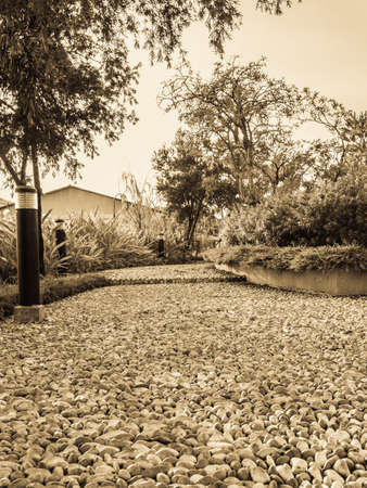 Garden stonesの写真素材