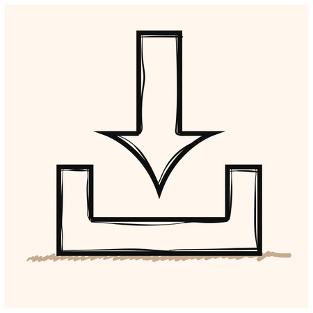 download doodle icon vector hand drawingのイラスト素材